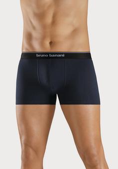 Rückansicht von BRUNO BANANI Boxer Boxershorts Herren blaupetrol navy royalblau grau