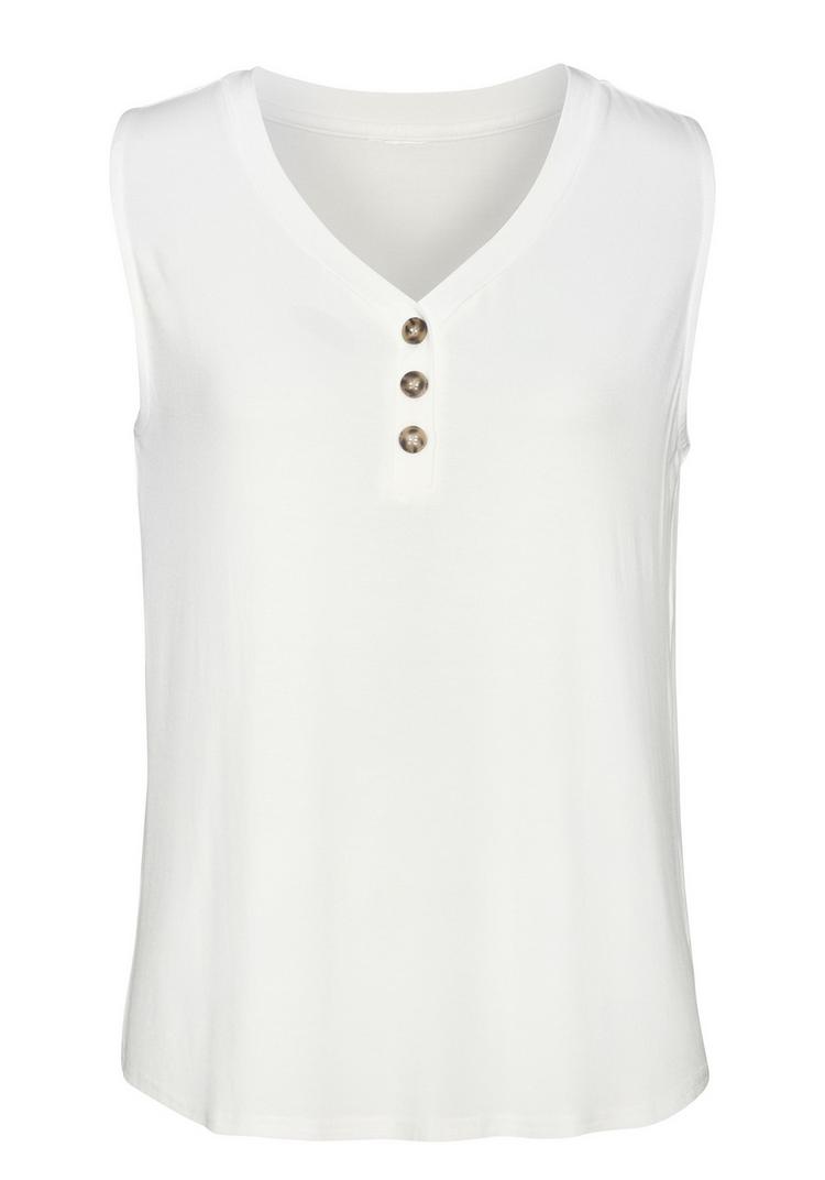 Lascana Lascana Shirttop Funktionsshirt Damen - creme - schwarz - 3 | SportScheck