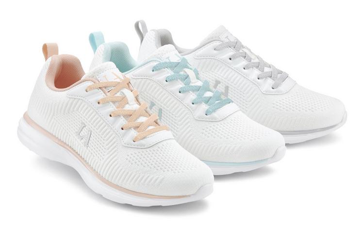 Lascana Lascana Sneaker Sneaker Damen - wei&szlig; - hellgrau - 2 | SportScheck