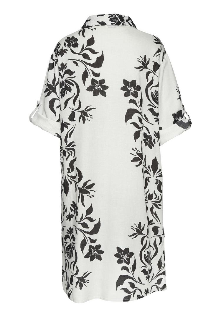 Lascana Lascana Longbluse Langarmbluse Damen - beige - schwarz - 0 | SportScheck