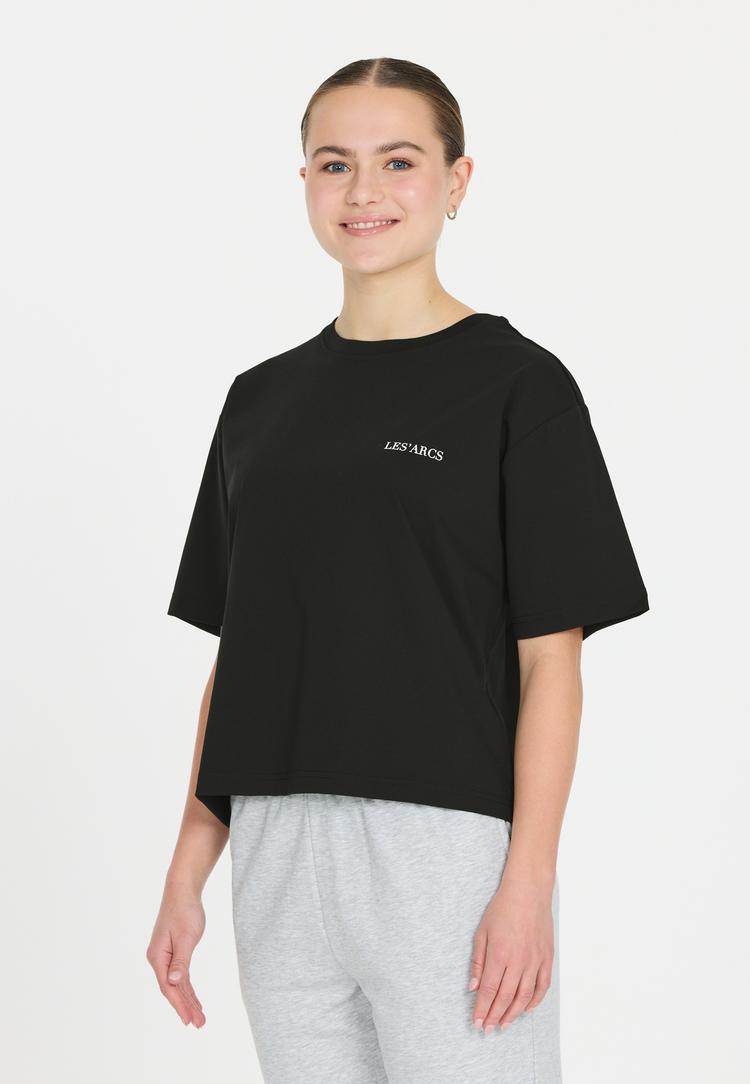 Les'Arcs Les'Arcs Jerety Printshirt Kinder - 1001 Black - 1 | SportScheck