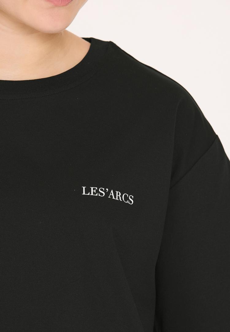 Les'Arcs Les'Arcs Jerety Printshirt Kinder - 1001 Black - 1 | SportScheck