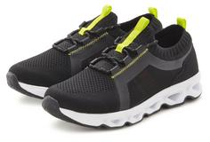 John Devin Sneaker Sneaker schwarz neon