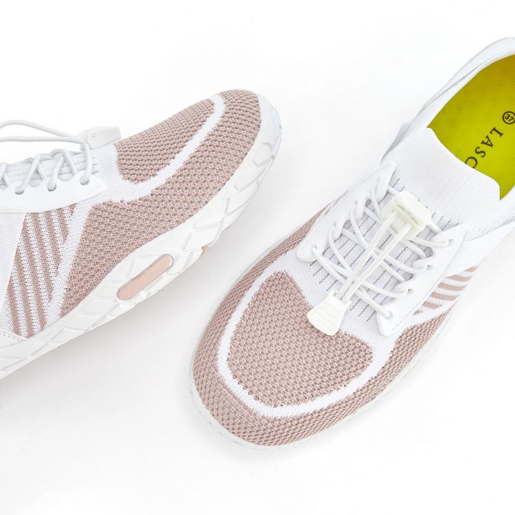 Lascana Lascana Sneaker Sneaker Damen - wei&szlig; - ros&eacute; - 1 | SportScheck