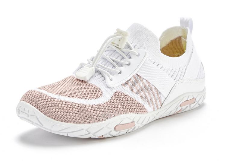 Lascana Lascana Sneaker Sneaker Damen - wei&szlig; - ros&eacute; - 2 | SportScheck