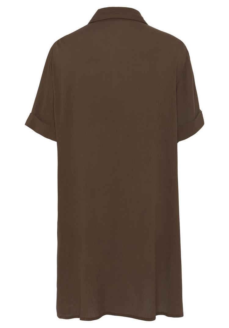 Lascana Lascana Longbluse Langarmbluse Damen - braun - 0 | SportScheck