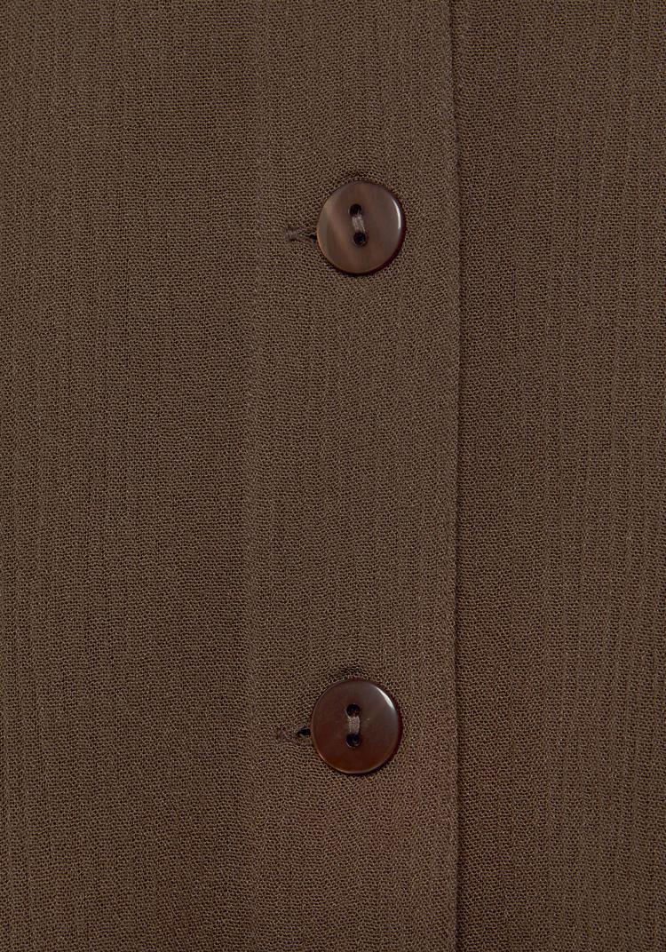 Lascana Lascana Longbluse Langarmbluse Damen - braun - 0 | SportScheck