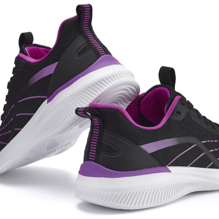 Lascana Lascana Sneaker Sneaker Damen - schwarz - lila - 2 | SportScheck