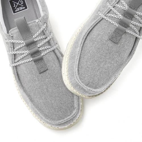 Rückansicht von John Devin Sneaker Sneaker Herren hellgrau