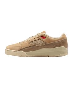 Rückansicht von Nike Flight Court Beige Sneaker Herren beigerot