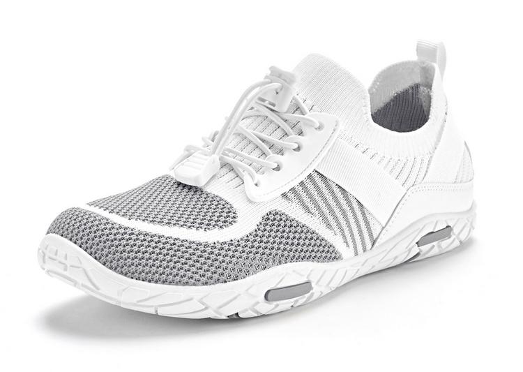 Lascana Lascana Sneaker Sneaker Damen - wei&szlig; - hellgrau - 3 | SportScheck