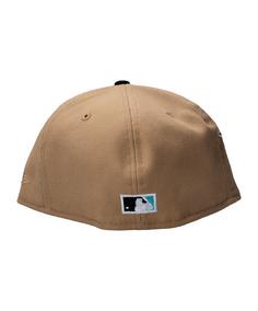 Rückansicht von New Era Florida Marlins World Series Cap Beige Cap beige