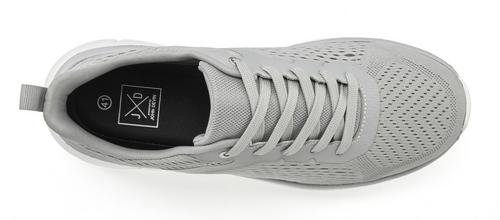 Rückansicht von John Devin Sneaker Sneaker grau