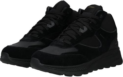 Rückansicht von Geox Sneaker Sneaker Herren Schwarz