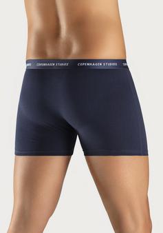Rückansicht von Copenhagen Studios Boxer Boxershorts Herren navy