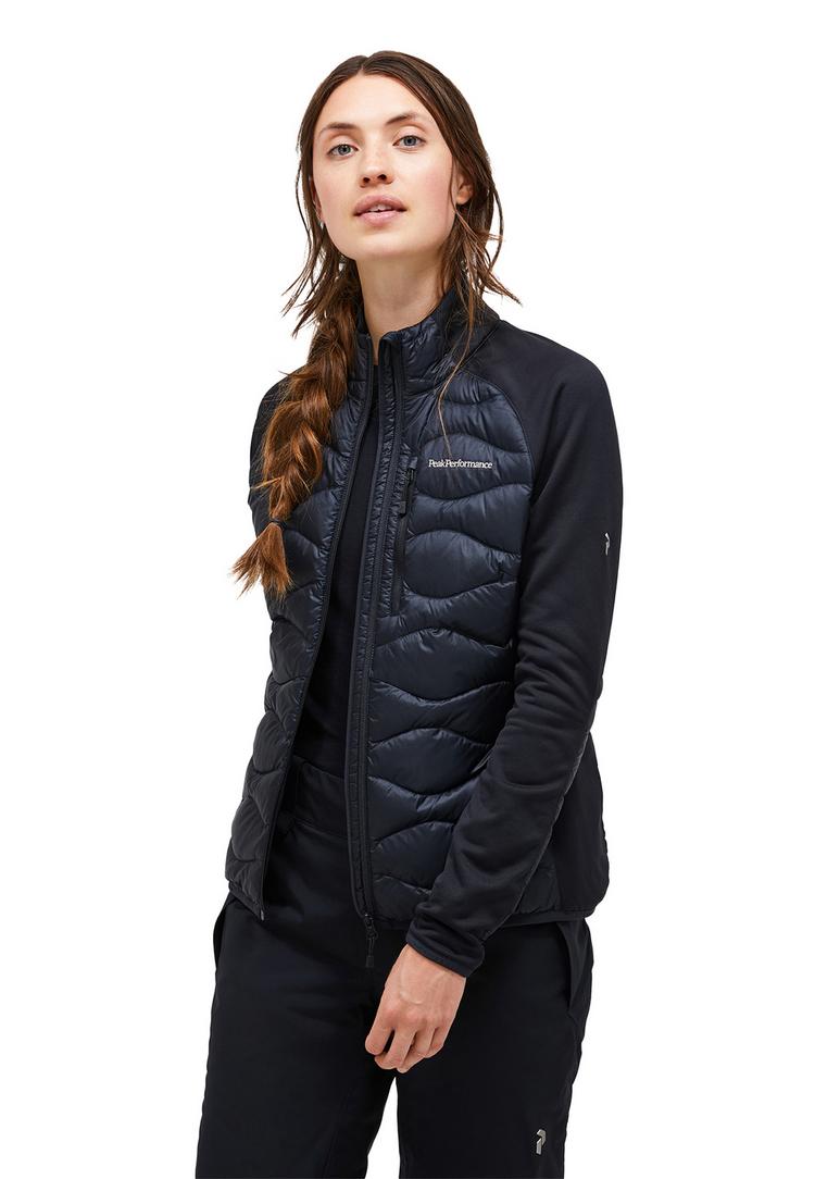Peak Performance Peak Performance W Helium Down Hybrid Jacket Trainingsjacke Damen - black - 2 | SportScheck
