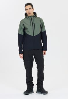 Rückansicht von Whistler Rodney V2 Softshelljacke Herren 3058 Balsam Green
