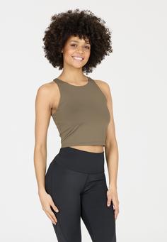 Rückansicht von Athlecia Rihal Tanktop Damen 1292 Greige