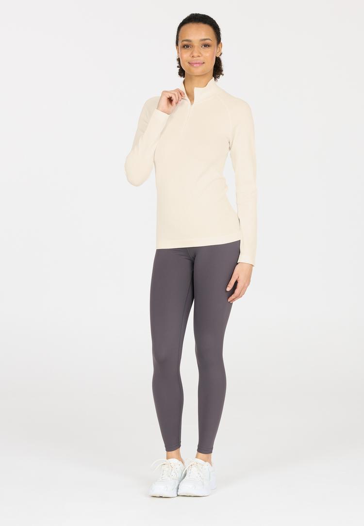 Athlecia Athlecia Cozi Langarmshirt Damen - 1145 Whisper White - 0 | SportScheck