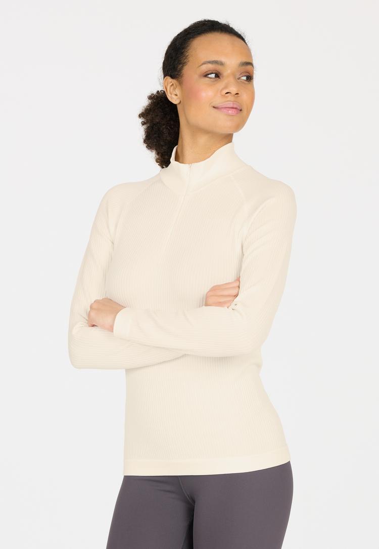 Athlecia Athlecia Cozi Langarmshirt Damen - 1145 Whisper White - 1 | SportScheck