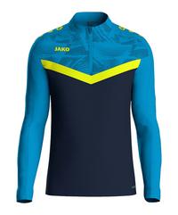JAKO Iconic HalfZip Sweatshirt Kids Funktionssweatshirt Kinder - blaublau