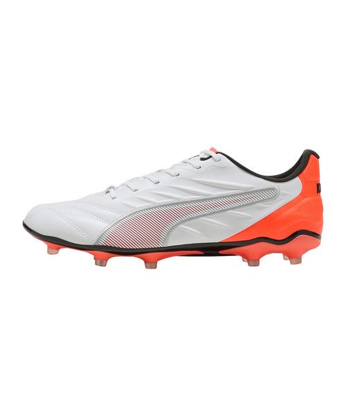 PUMA KING Pro FG/AG Untamed Wei&szlig; Fu&szlig;ballschuhe