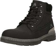 Rückansicht von Whistler Linnar Wanderschuhe Herren 1122 Forged Iron