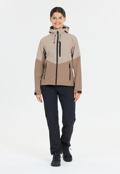 Rückansicht von Whistler Rosea V2 Softshelljacke Damen 1265 Island Fossil