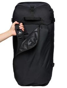 Rückansicht von VAUDE Mundo 65+To Go Wanderrucksack black