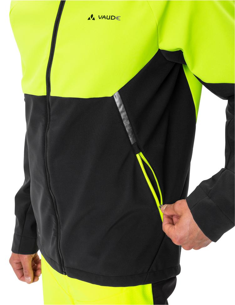 VAUDE VAUDE Men's Qimsa Softshell Jacket Outdoorjacke Herren - neon yellow - 0 | SportScheck