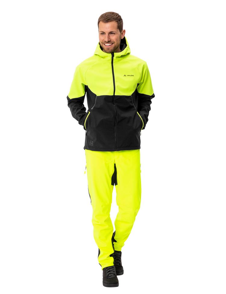 VAUDE VAUDE Men's Qimsa Softshell Jacket Outdoorjacke Herren - neon yellow - 2 | SportScheck