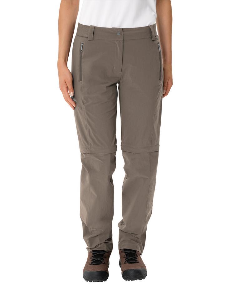 VAUDE VAUDE Women's Farley Stretch ZO T-Zip Pants II Funktionshose Damen - coconut - 0 | SportScheck