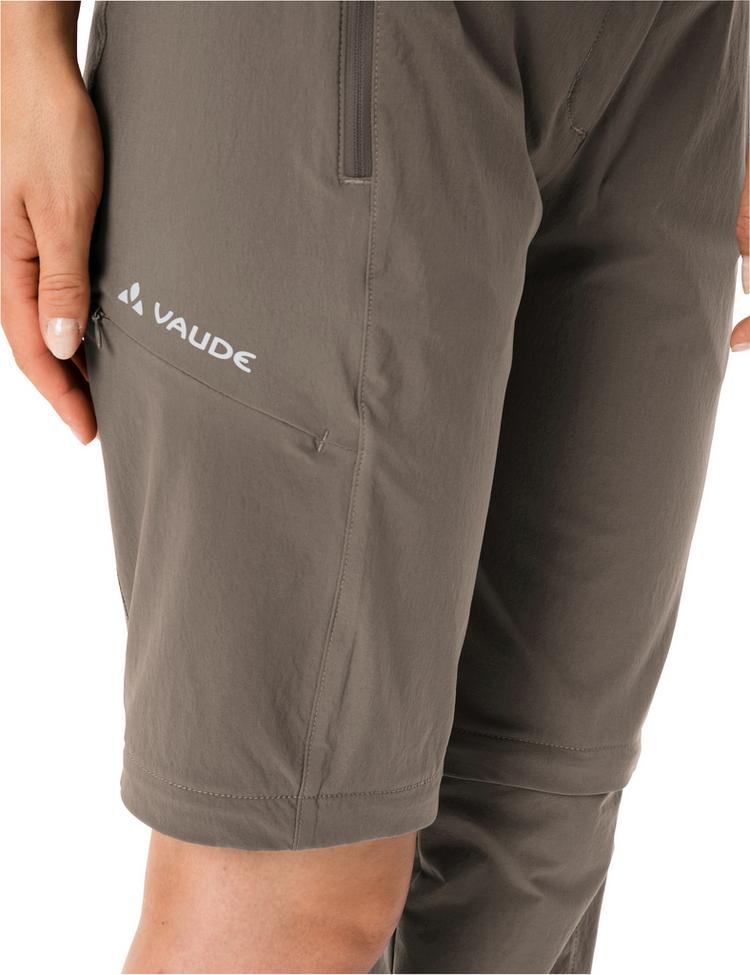 VAUDE VAUDE Women's Farley Stretch ZO T-Zip Pants II Funktionshose Damen - coconut - 1 | SportScheck
