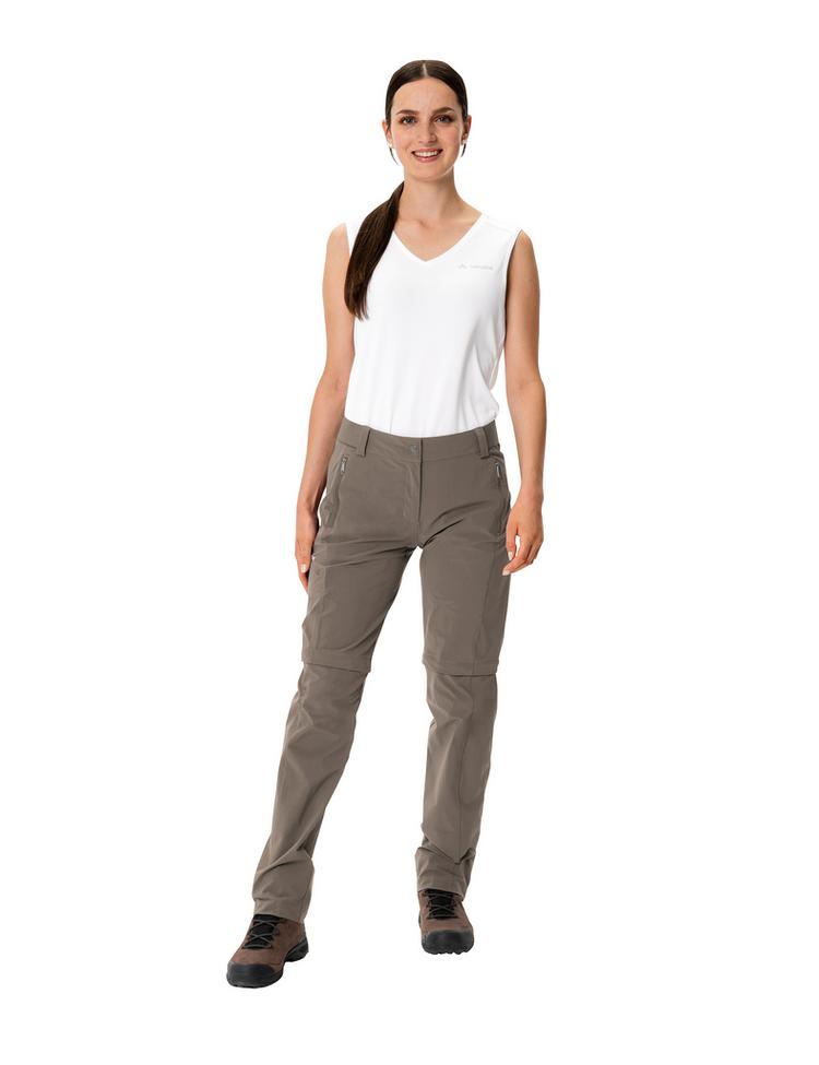 VAUDE VAUDE Women's Farley Stretch ZO T-Zip Pants II Funktionshose Damen - coconut - 2 | SportScheck