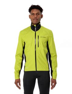 Rückansicht von VAUDE Men's Kuro Rain Jacket Outdoorjacke Herren bright green