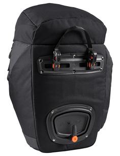 Rückansicht von VAUDE OnTour Back Fahrradtasche black