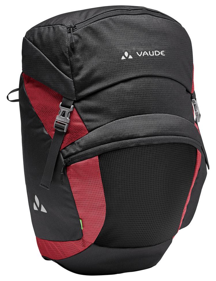VAUDE VAUDE OnTour Back Fahrradtasche - black/carmine - 2 | SportScheck