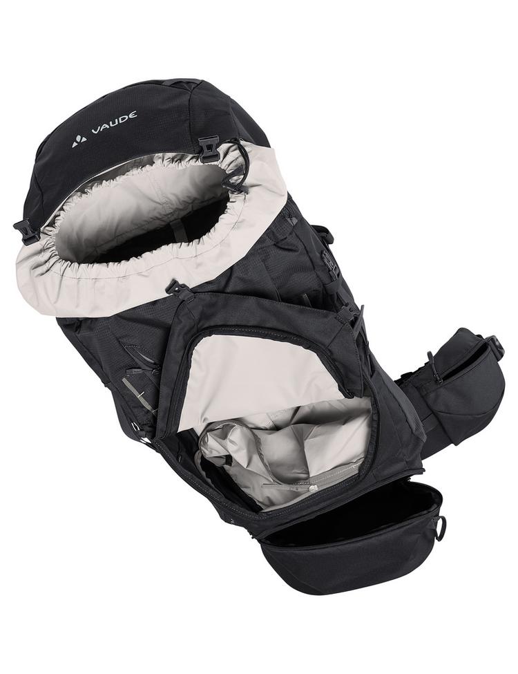 VAUDE VAUDE Asymmetric 52+8 Wanderrucksack - black - 0 | SportScheck
