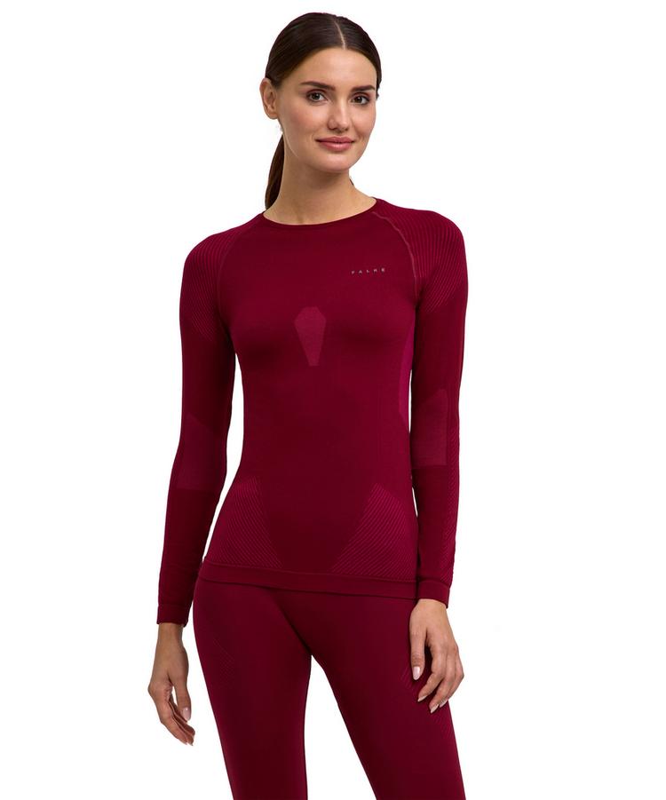 Falke Falke W Longsleeved Shirt w Funktionsshirt Damen - merlot (8117) - 0 | SportScheck