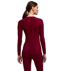 Rückansicht von Falke W Longsleeved Shirt w Funktionsshirt Damen merlot (8117)