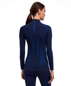 Rückansicht von Falke W Longsleeved Shirt Turtleneck w Funktionsshirt Damen space blue (6116)