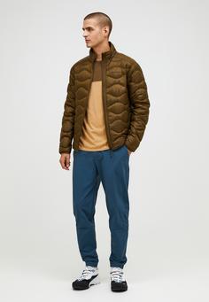 Rückansicht von Peak Performance M Helium Down Jacket Daunenjacke Herren khaki