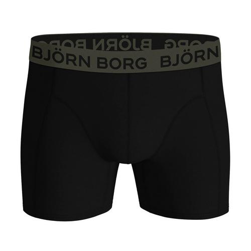 Rückansicht von Björn Borg Boxershort Hipster Herren Schwarz/Rot/Grün