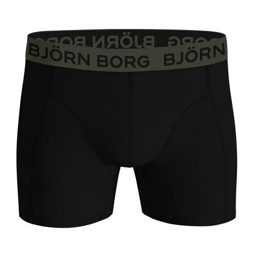 Rückansicht von Björn Borg Boxershort Hipster Herren Schwarz/Rot/Grün