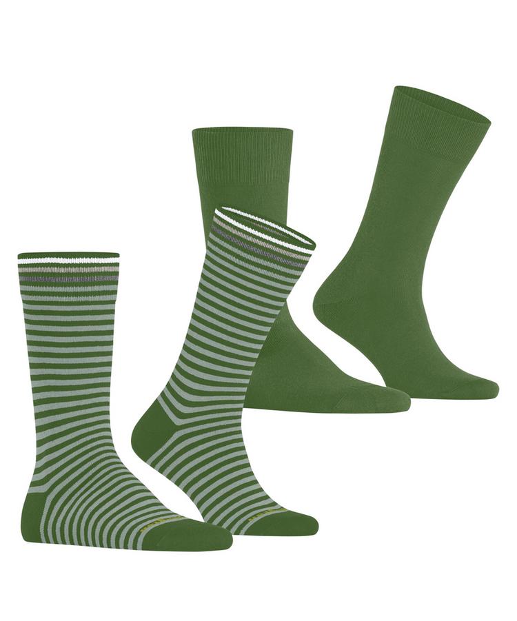 Burlington Burlington Everyday Stripe  Mixed 2-Pack Socken Herren - cactus (7653) - 0 | SportScheck