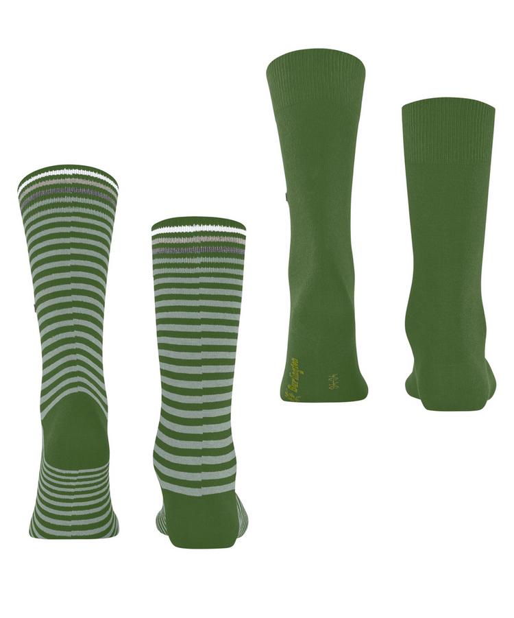Burlington Burlington Everyday Stripe  Mixed 2-Pack Socken Herren - cactus (7653) - 0 | SportScheck