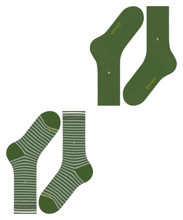 Burlington Burlington Everyday Stripe  Mixed 2-Pack Socken Herren - cactus (7653) - 2 | SportScheck