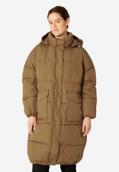 Rückansicht von Ilse Jacobsen PEPPY06 Steppmantel Damen mocca