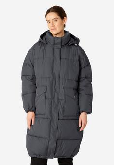 Rückansicht von Ilse Jacobsen PEPPY06 Steppmantel Damen Ombre Blue