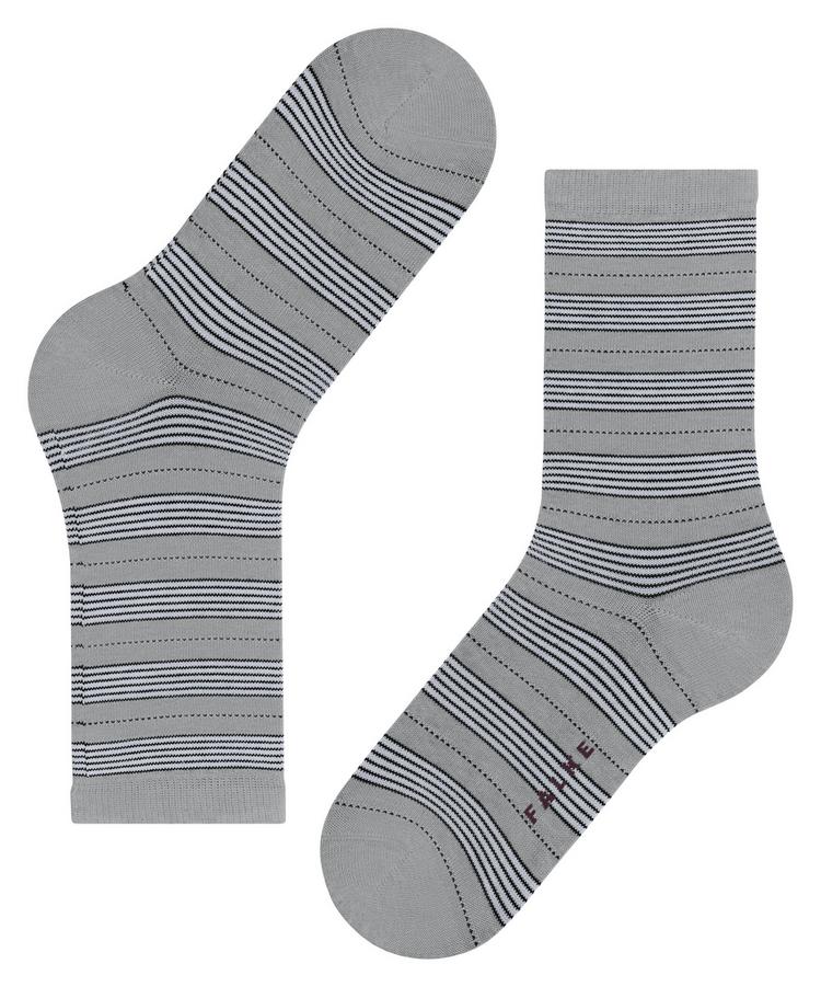 Falke Falke Stripe Uniform SO Socken Damen - silver (3203) - 2 | SportScheck